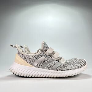 Adidas Kaptir White Black Silver Running Sneaker Shoes EE9514 Men's Size 11